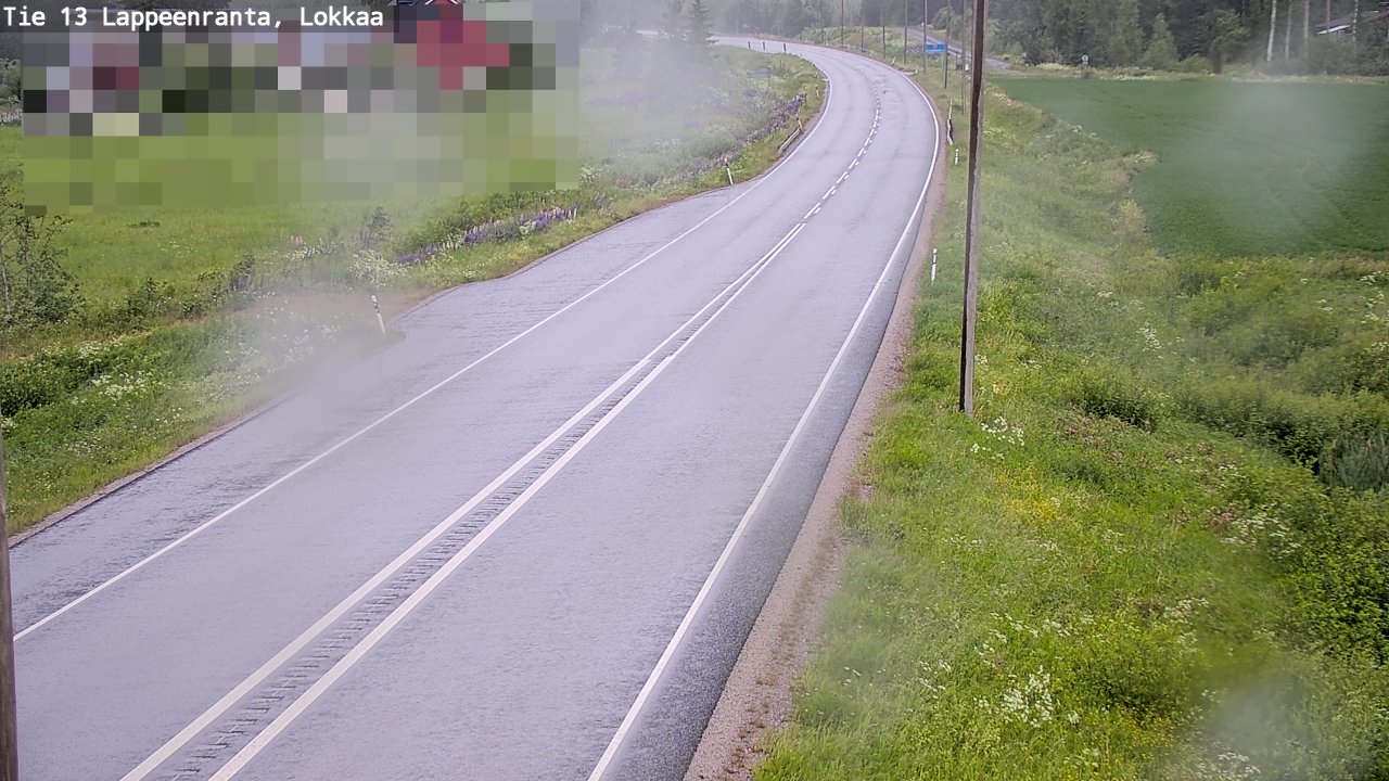 Kelikamerat Kuva Tie 13 Lokkaan suora, Lappeenranta, Etelä-Karjala