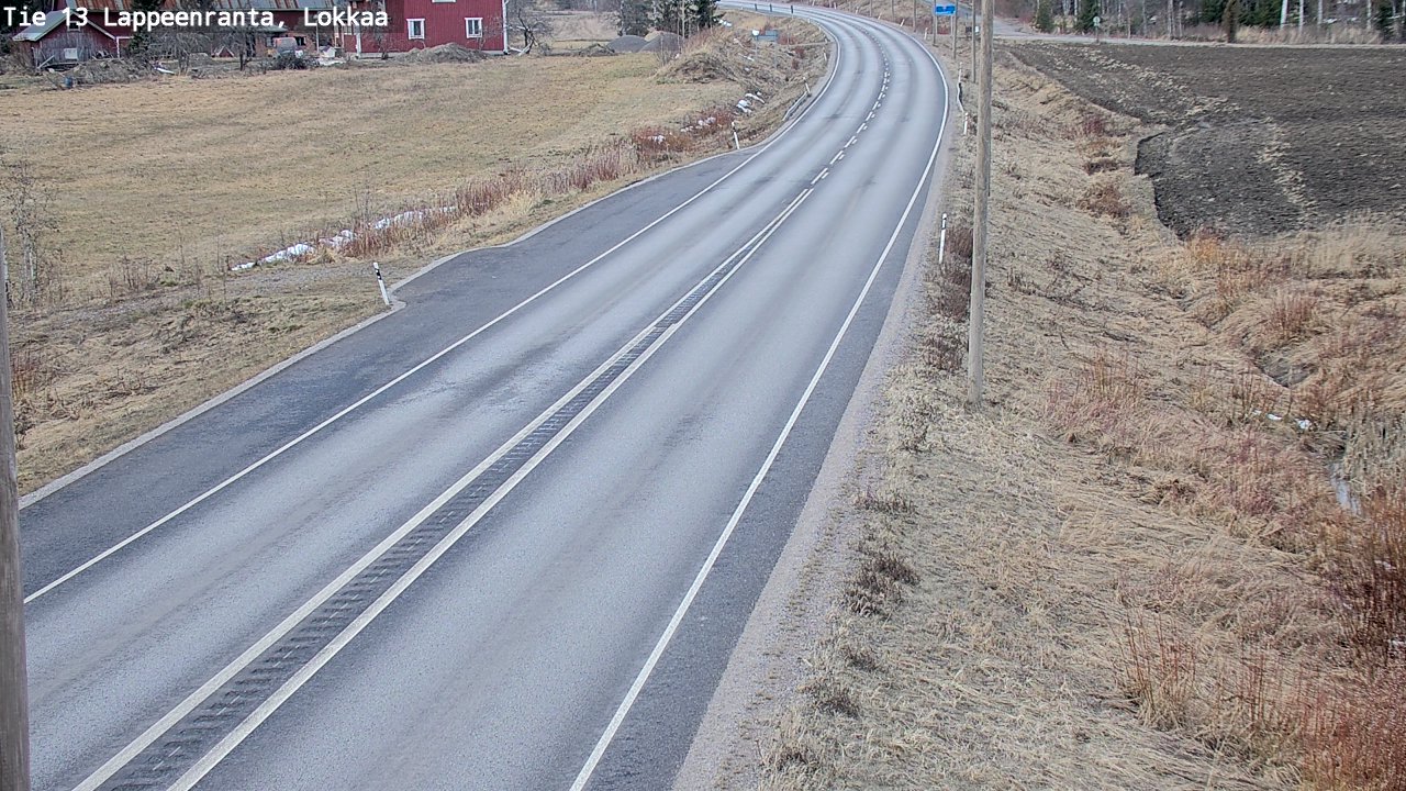 Kelikamerat Kuva Tie 13 Lokkaan suora, Lappeenranta, Etelä-Karjala