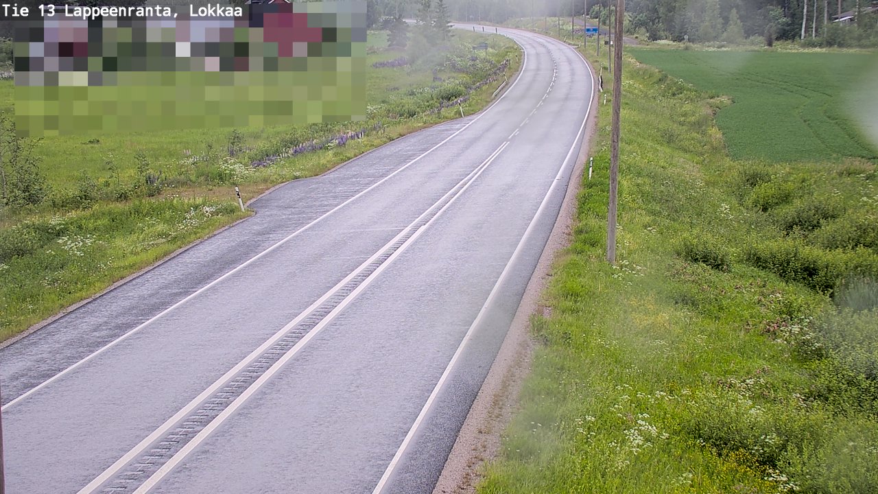 Kelikamerat Kuva Tie 13 Lokkaan suora, Lappeenranta, Etelä-Karjala