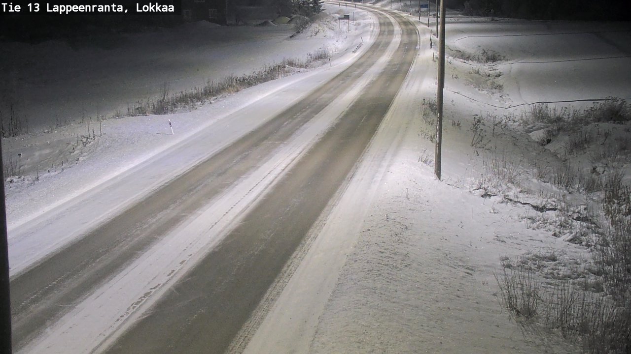 Kelikamerat Kuva Tie 13 Lokkaan suora, Lappeenranta, Etelä-Karjala