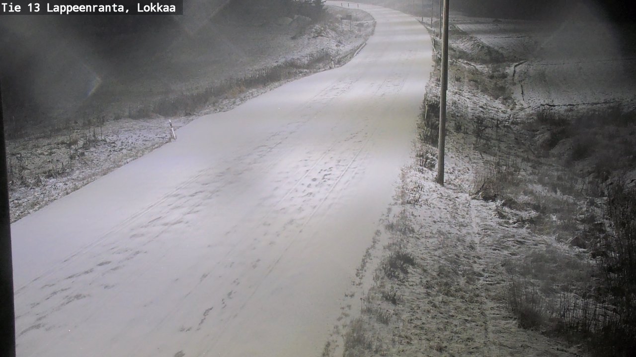 Kelikamerat Kuva Tie 13 Lokkaan suora, Lappeenranta, Etelä-Karjala