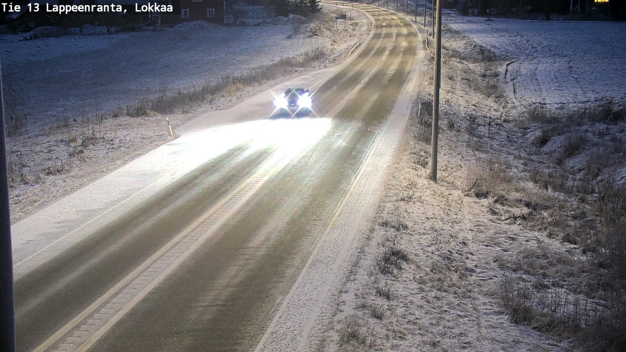 Kelikamerat Kuva Tie 13 Lokkaan suora, Lappeenranta, Etelä-Karjala