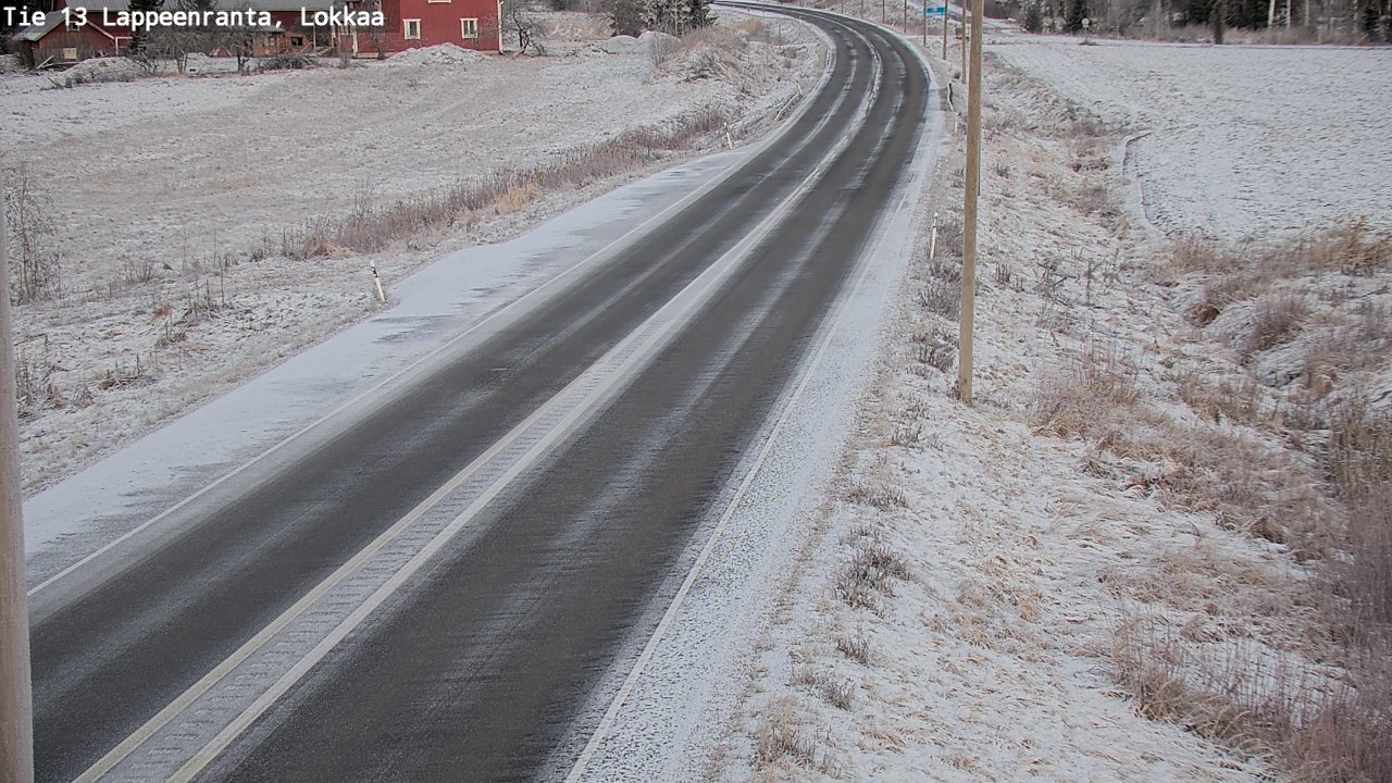 Kelikamerat Kuva Tie 13 Lokkaan suora, Lappeenranta, Etelä-Karjala