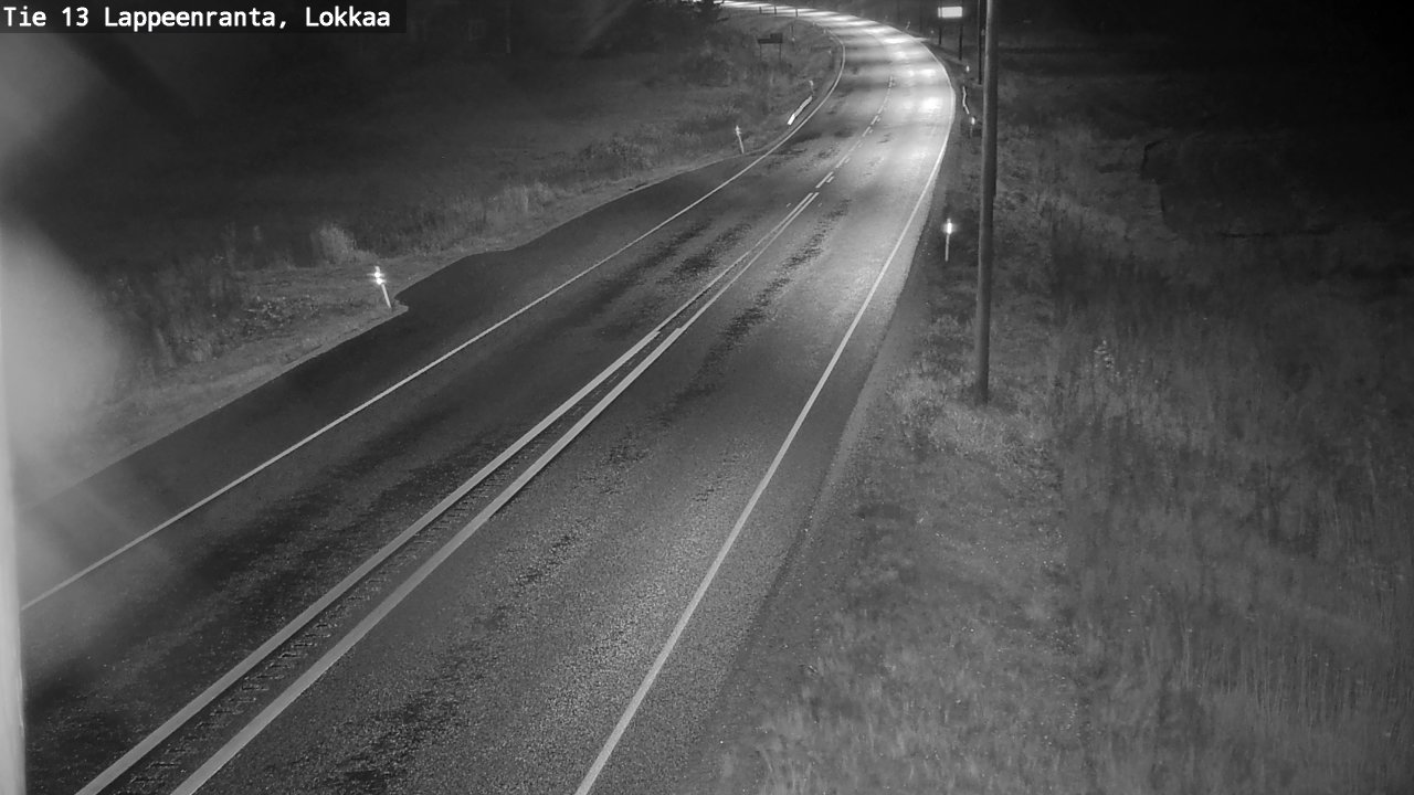Weather Camera Image Väg 13 Lokkaa rakan, Lappeenranta, Etelä-Karjala