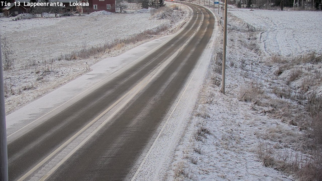 Kelikamerat Kuva Tie 13 Lokkaan suora, Lappeenranta, Etelä-Karjala