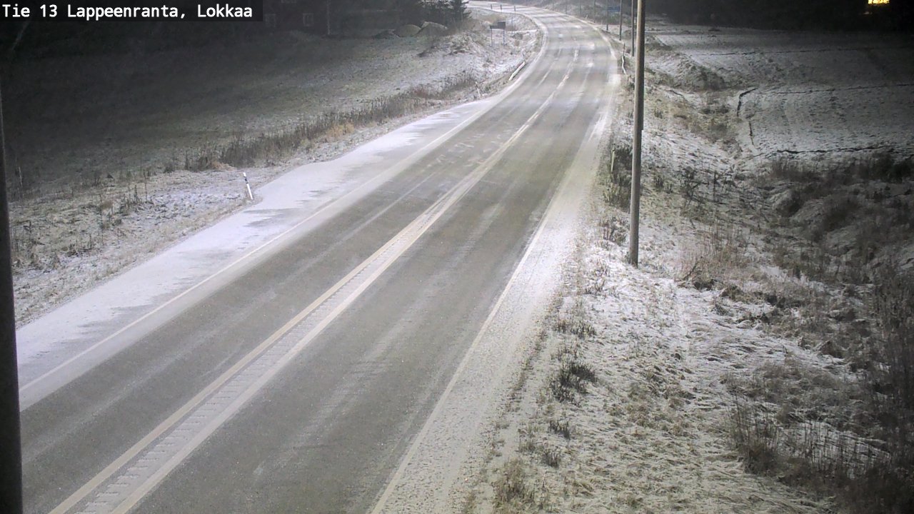 Kelikamerat Kuva Tie 13 Lokkaan suora, Lappeenranta, Etelä-Karjala