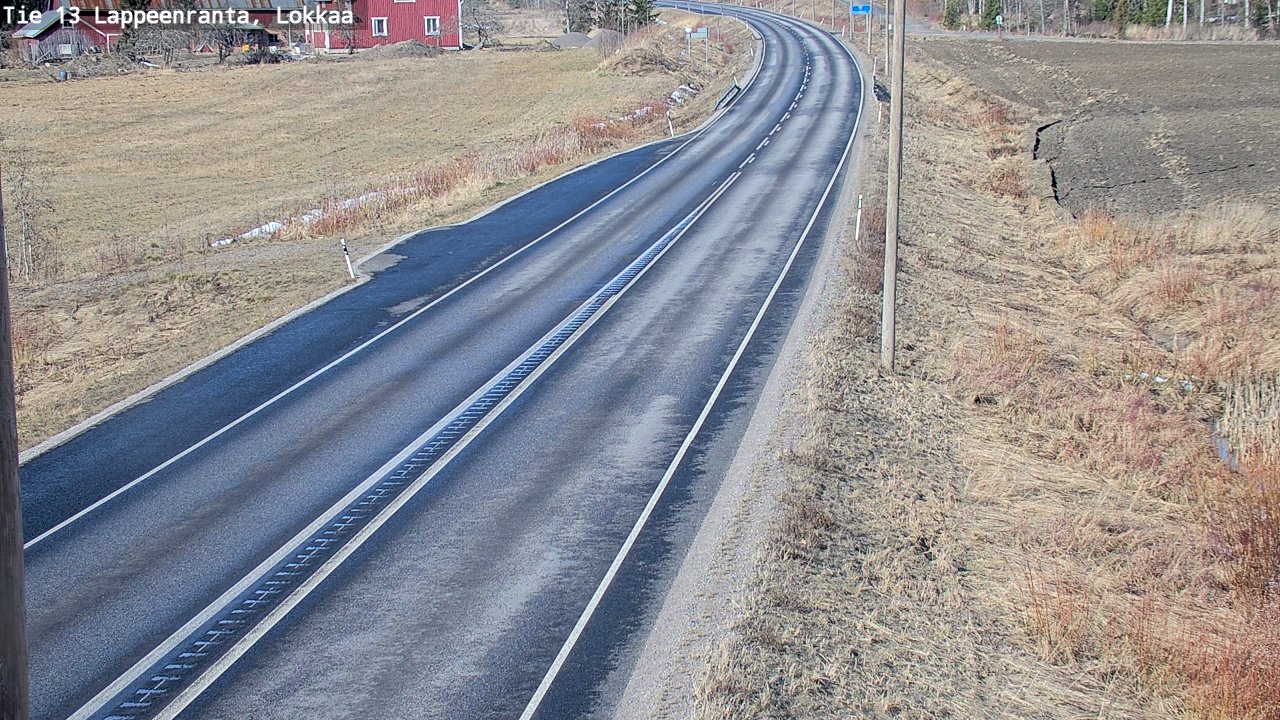 Kelikamerat Kuva Tie 13 Lokkaan suora, Lappeenranta, Etelä-Karjala