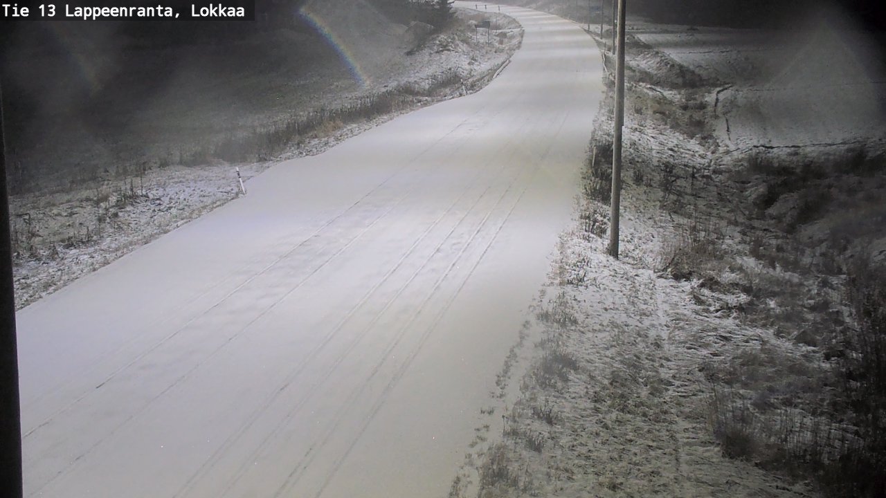 Kelikamerat Kuva Tie 13 Lokkaan suora, Lappeenranta, Etelä-Karjala