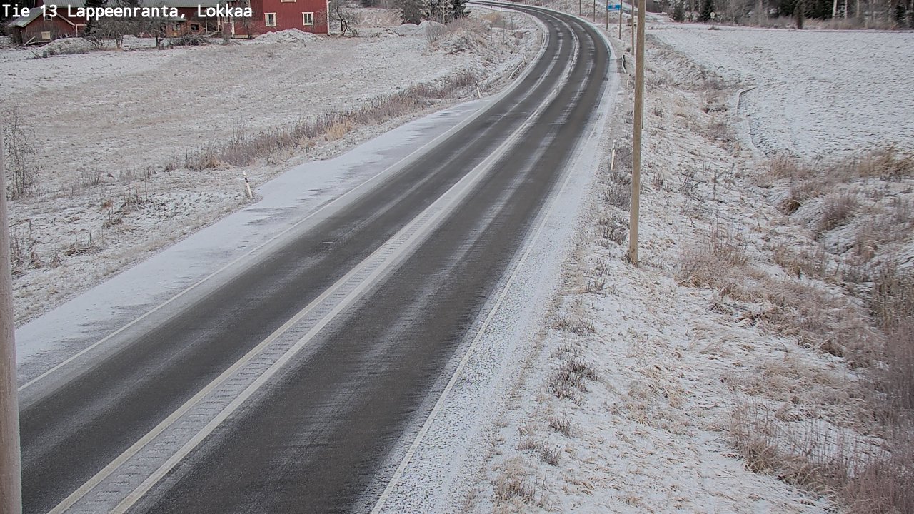 Kelikamerat Kuva Tie 13 Lokkaan suora, Lappeenranta, Etelä-Karjala