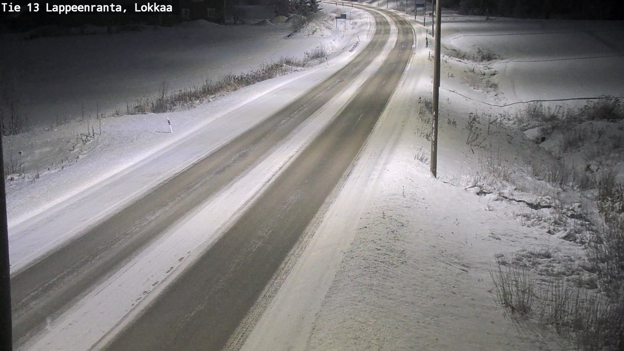 Kelikamerat Kuva Tie 13 Lokkaan suora, Lappeenranta, Etelä-Karjala