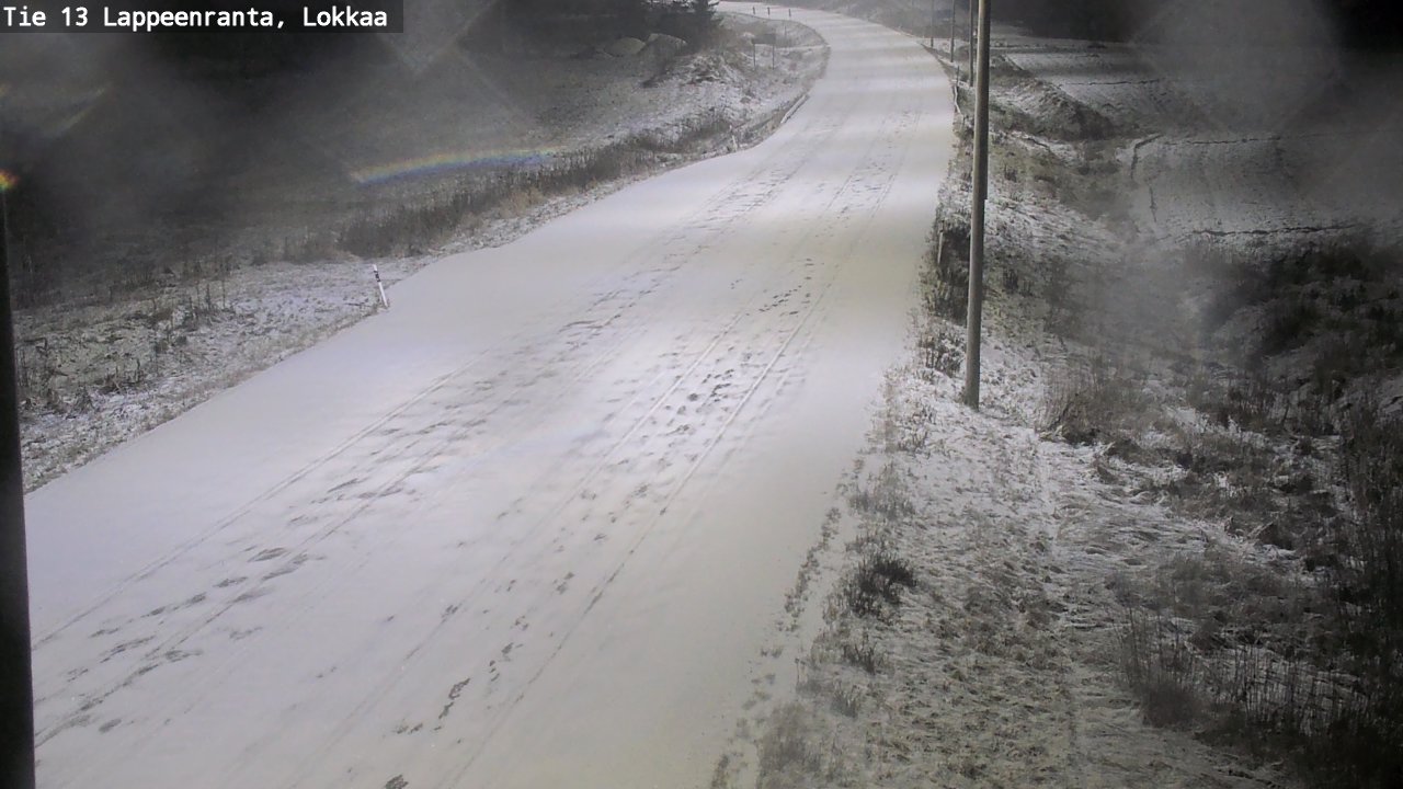 Kelikamerat Kuva Tie 13 Lokkaan suora, Lappeenranta, Etelä-Karjala