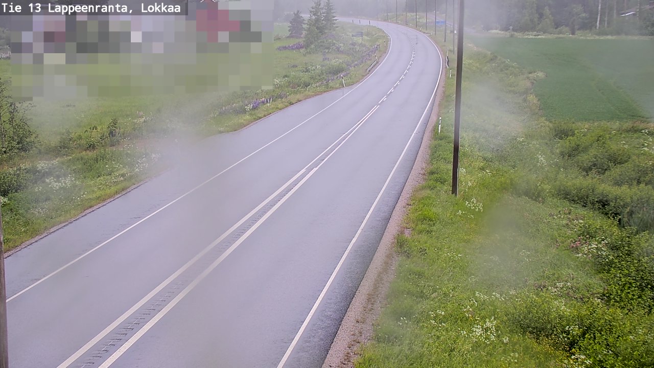 Kelikamerat Kuva Tie 13 Lokkaan suora, Lappeenranta, Etelä-Karjala