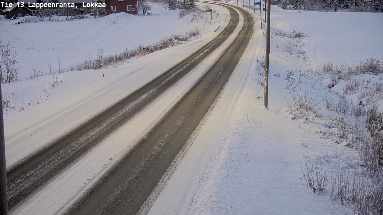 Kelikamerat Kuva Tie 13 Lokkaan suora, Lappeenranta, Etelä-Karjala