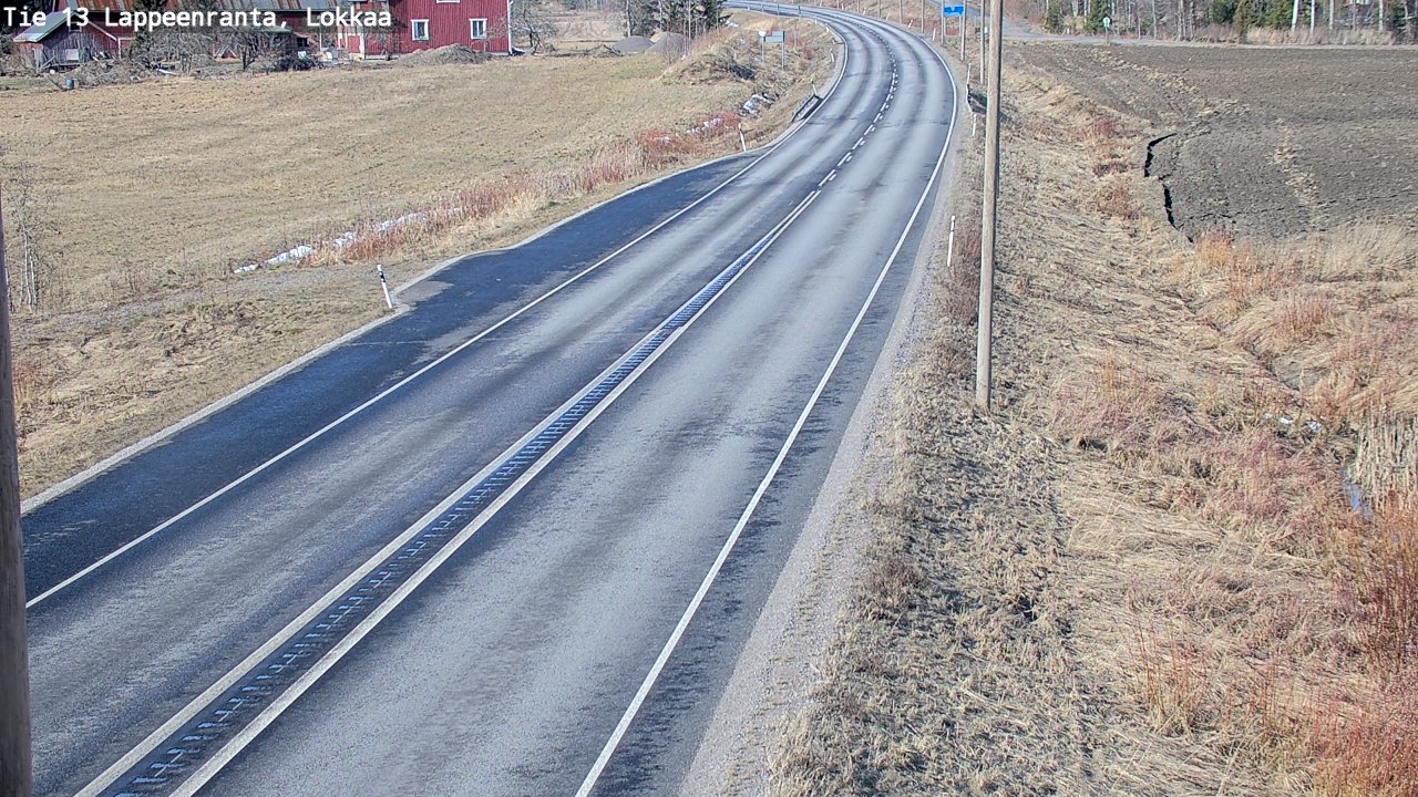 Kelikamerat Kuva Tie 13 Lokkaan suora, Lappeenranta, Etelä-Karjala