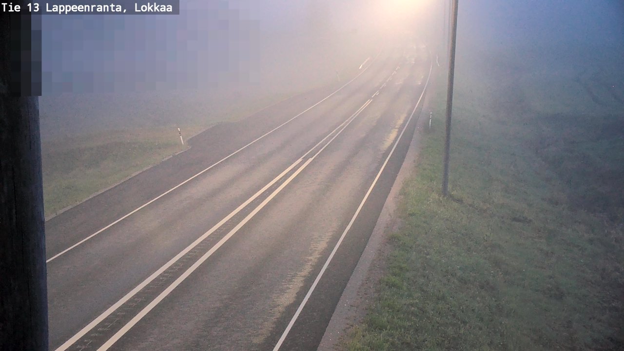 Kelikamerat Kuva Tie 13 Lokkaan suora, Lappeenranta, Etelä-Karjala