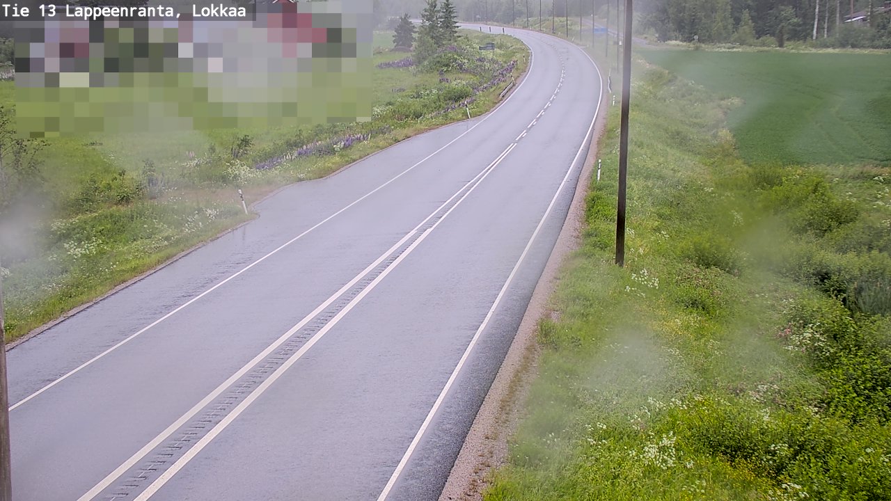 Kelikamerat Kuva Tie 13 Lokkaan suora, Lappeenranta, Etelä-Karjala