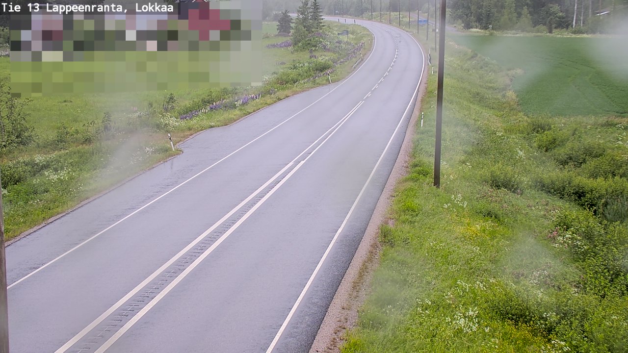 Kelikamerat Kuva Tie 13 Lokkaan suora, Lappeenranta, Etelä-Karjala