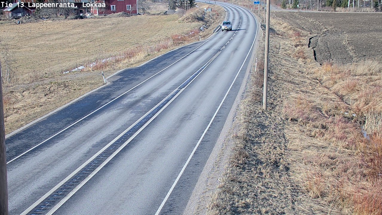 Kelikamerat Kuva Tie 13 Lokkaan suora, Lappeenranta, Etelä-Karjala
