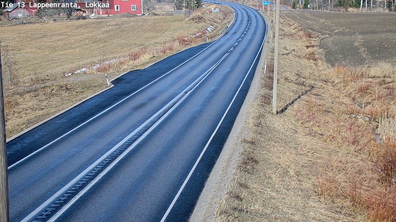 Kelikamerat Kuva Tie 13 Lokkaan suora, Lappeenranta, Etelä-Karjala