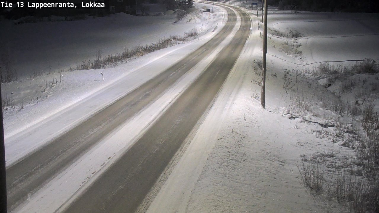 Kelikamerat Kuva Tie 13 Lokkaan suora, Lappeenranta, Etelä-Karjala