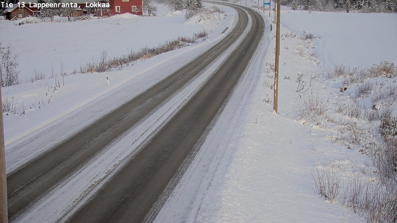 Kelikamerat Kuva Tie 13 Lokkaan suora, Lappeenranta, Etelä-Karjala
