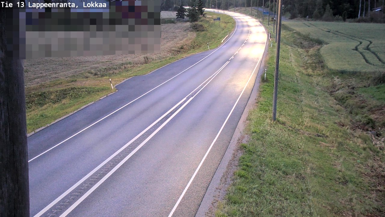 Kelikamerat Kuva Tie 13 Lokkaan suora, Lappeenranta, Etelä-Karjala
