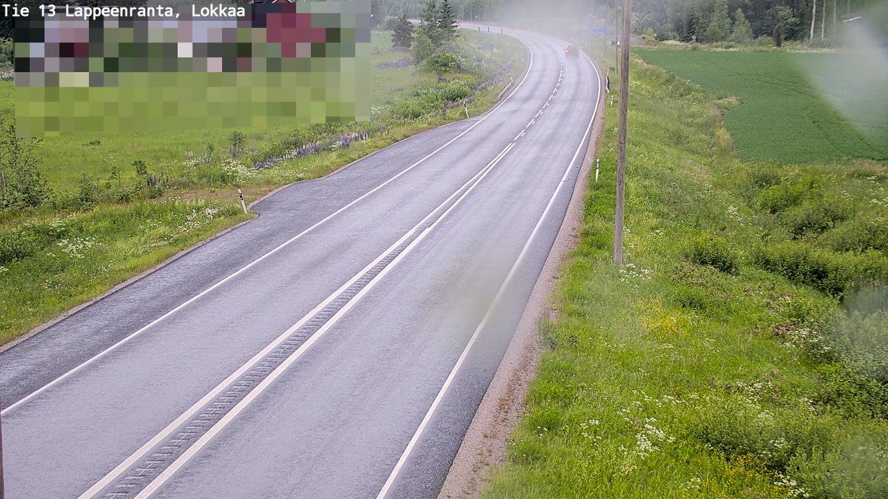 Kelikamerat Kuva Tie 13 Lokkaan suora, Lappeenranta, Etelä-Karjala