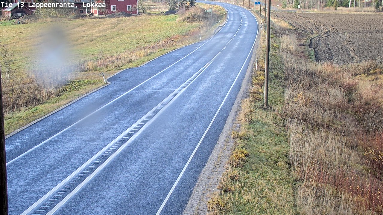 Kelikamerat Kuva Tie 13 Lokkaan suora, Lappeenranta, Etelä-Karjala