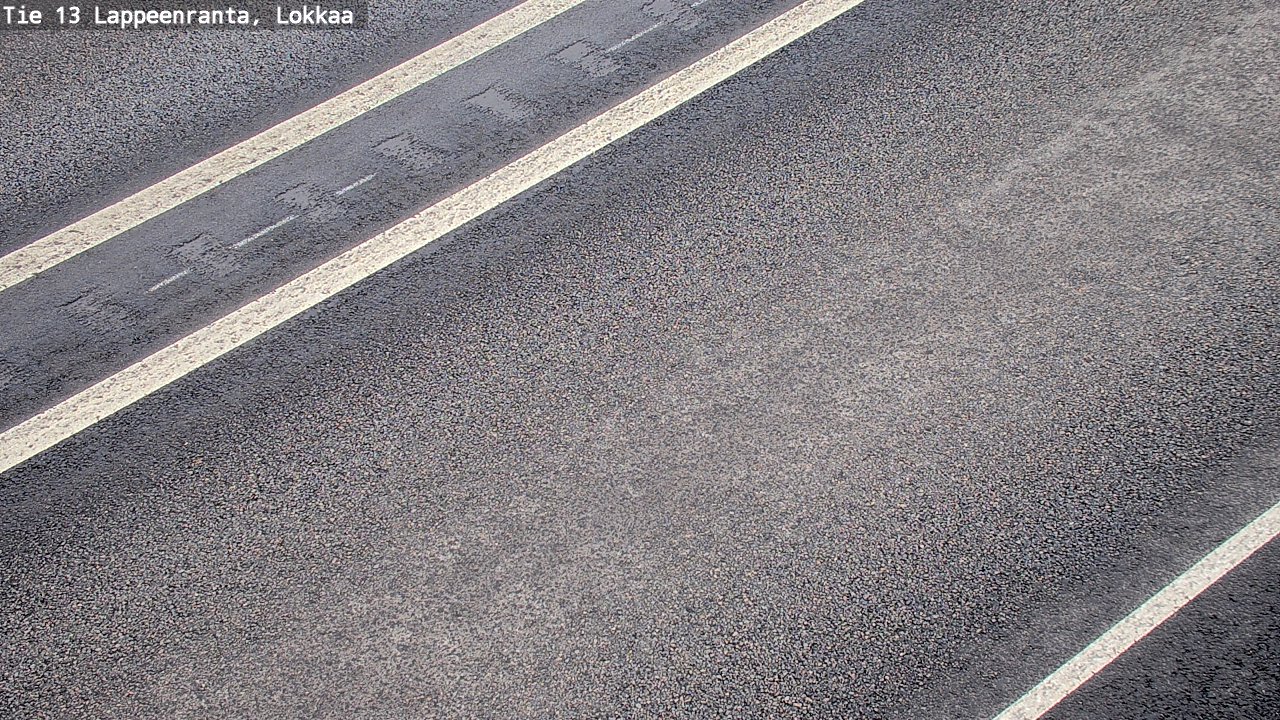 Kelikamerat Kuva Tie 13 Lokkaan suora, Lappeenranta, Etelä-Karjala