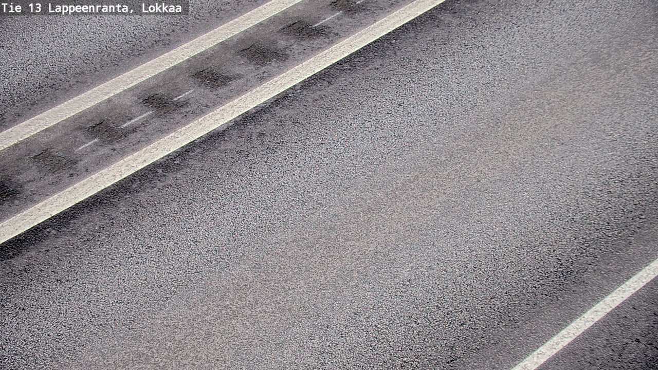Weather Camera Image Road 13 Lokkaa straight, Lappeenranta, Etelä-Karjala