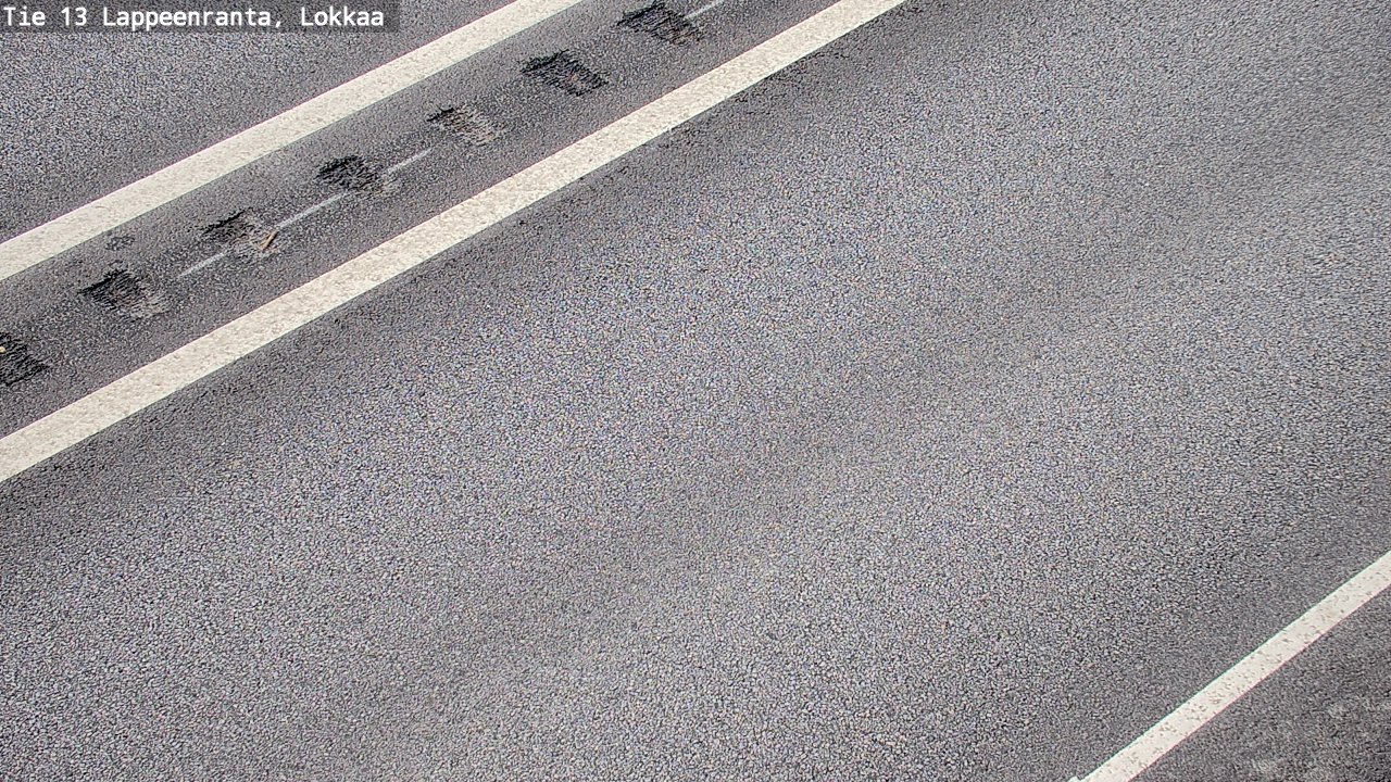 Weather Camera Image Road 13 Lokkaa straight, Lappeenranta, Etelä-Karjala