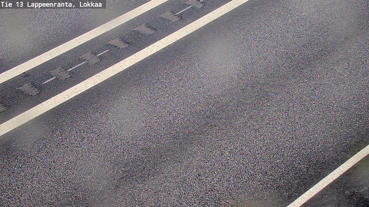 Weather Camera Image Väg 13 Lokkaa rakan, Lappeenranta, Etelä-Karjala