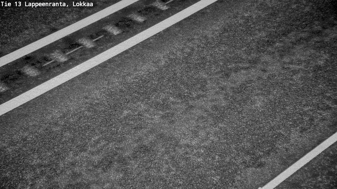Weather Camera Image Road 13 Lokkaa straight, Lappeenranta, Etelä-Karjala