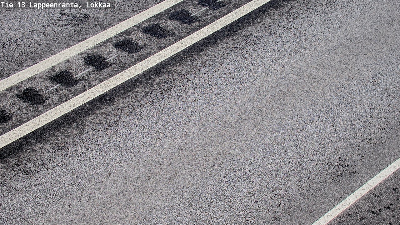 Weather Camera Image Väg 13 Lokkaa rakan, Lappeenranta, Etelä-Karjala