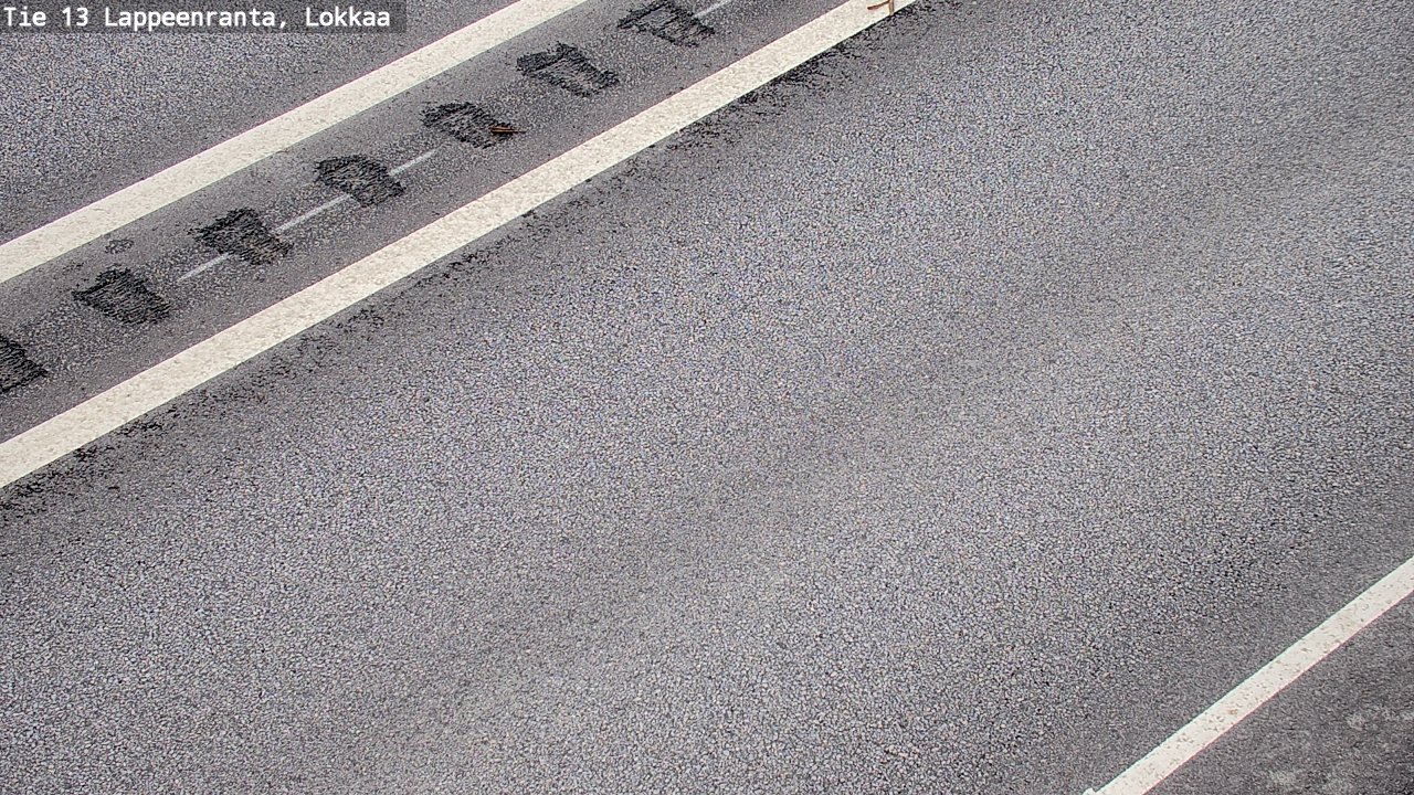 Weather Camera Image Road 13 Lokkaa straight, Lappeenranta, Etelä-Karjala