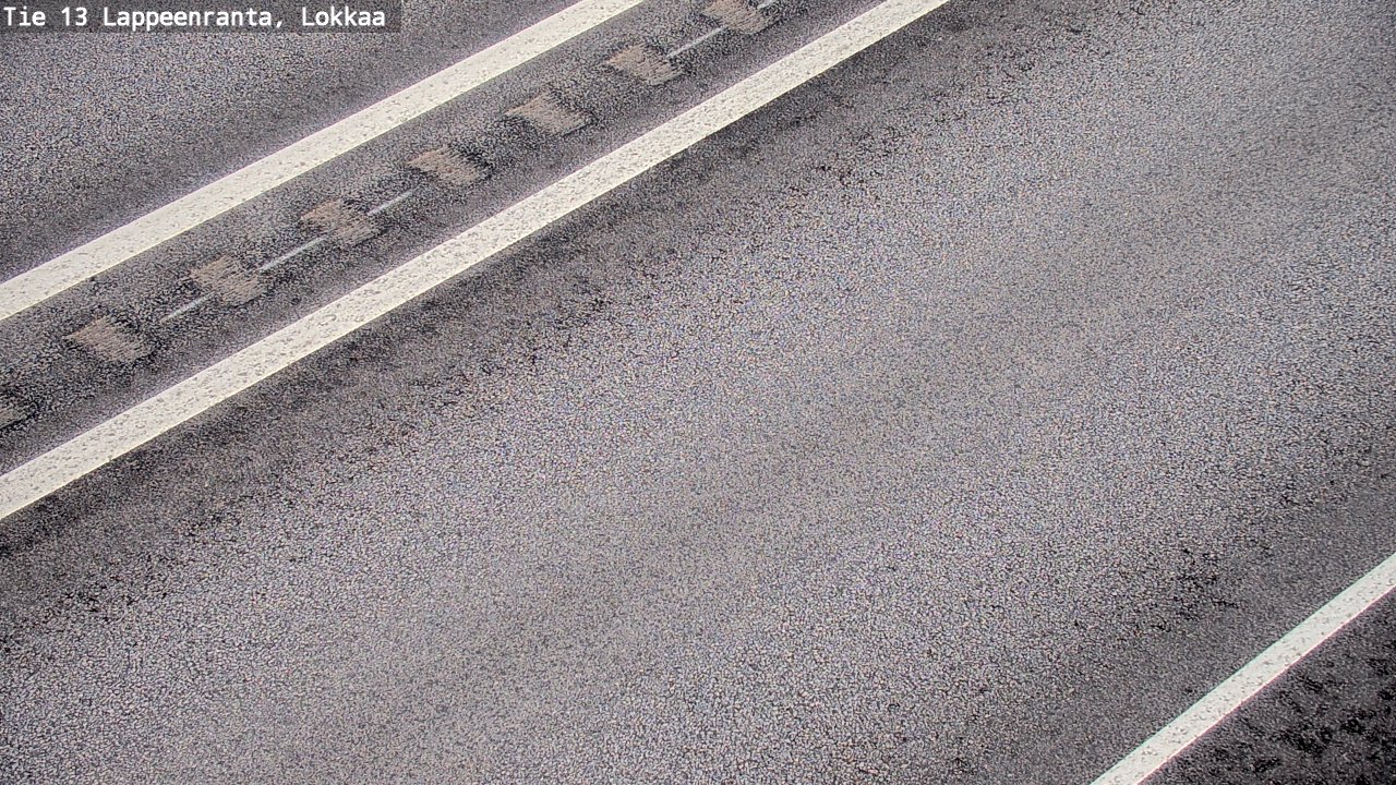 Weather Camera Image Väg 13 Lokkaa rakan, Lappeenranta, Etelä-Karjala