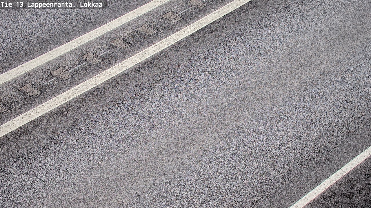 Weather Camera Image Väg 13 Lokkaa rakan, Lappeenranta, Etelä-Karjala