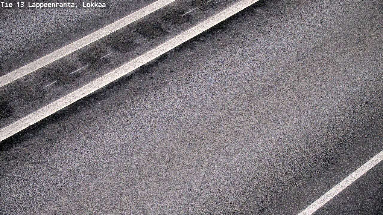 Weather Camera Image Road 13 Lokkaa straight, Lappeenranta, Etelä-Karjala
