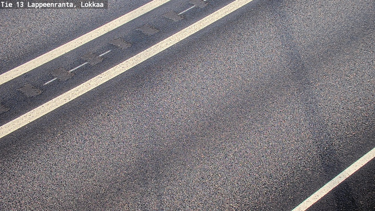 Weather Camera Image Väg 13 Lokkaa rakan, Lappeenranta, Etelä-Karjala