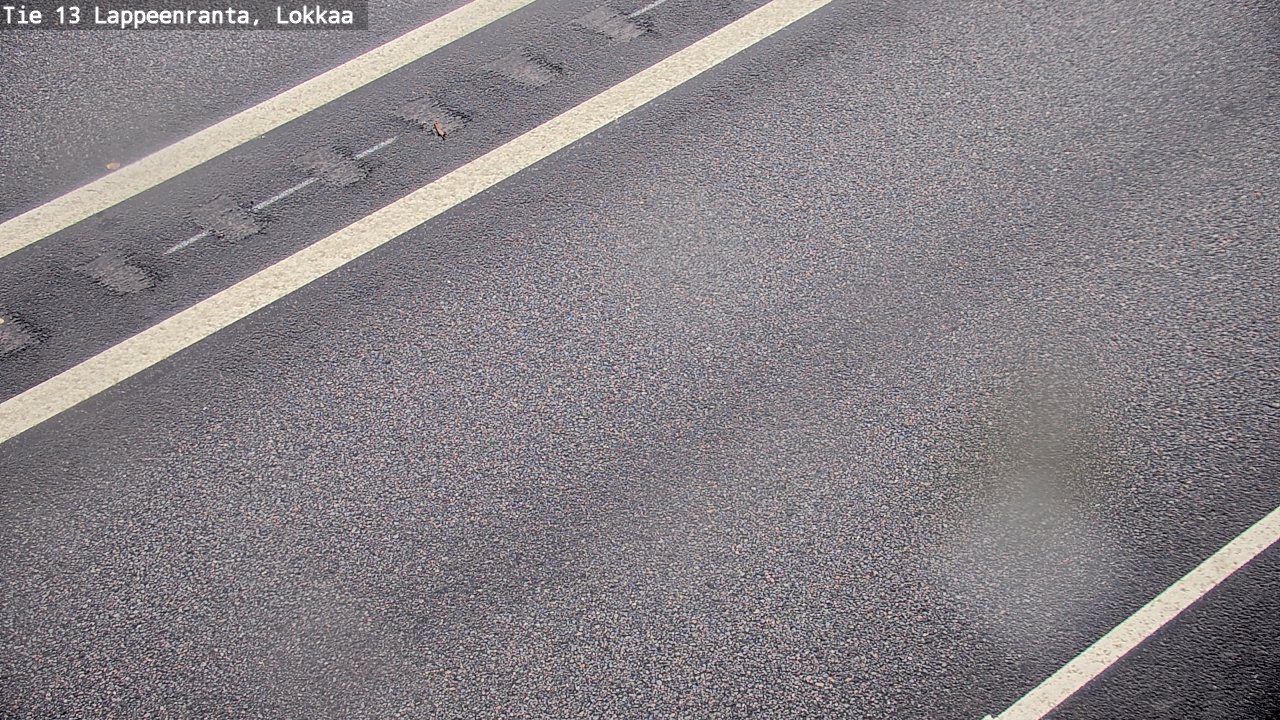 Weather Camera Image Road 13 Lokkaa straight, Lappeenranta, Etelä-Karjala