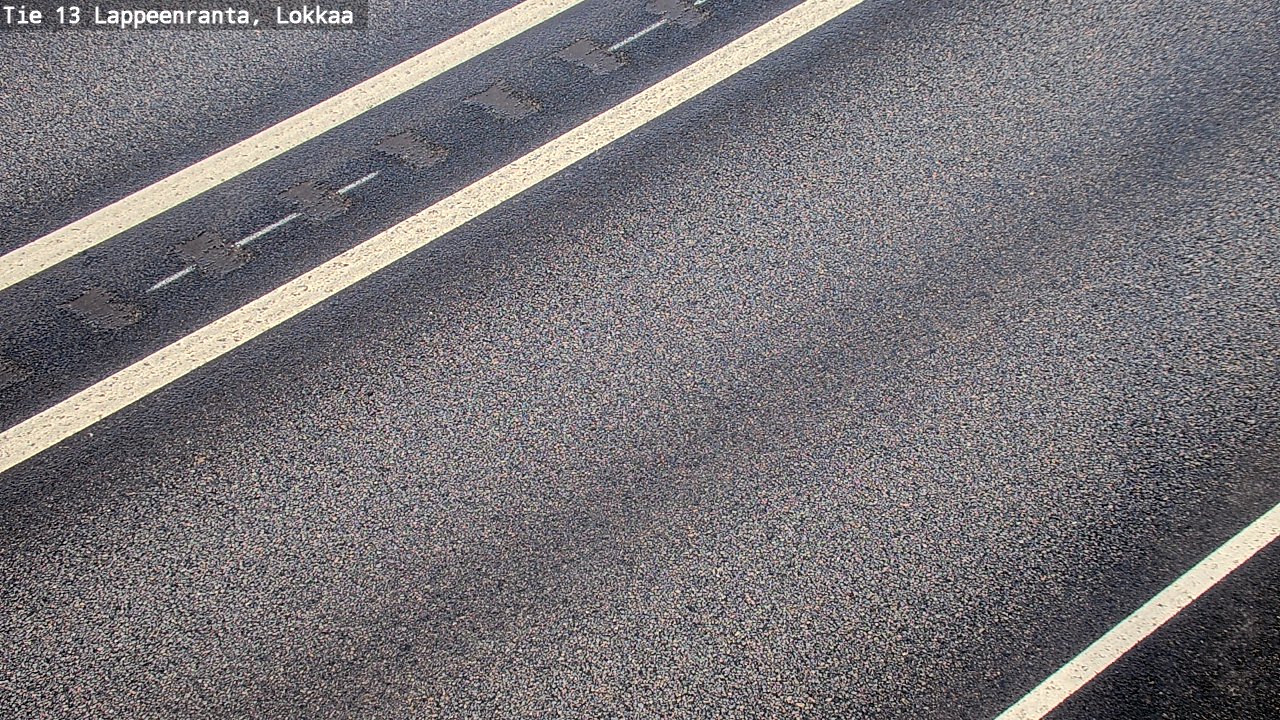Weather Camera Image Väg 13 Lokkaa rakan, Lappeenranta, Etelä-Karjala