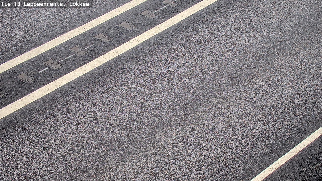 Weather Camera Image Väg 13 Lokkaa rakan, Lappeenranta, Etelä-Karjala
