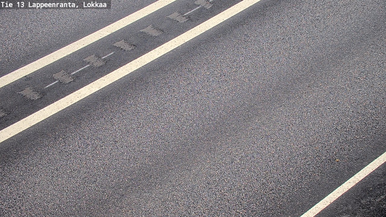 Weather Camera Image Väg 13 Lokkaa rakan, Lappeenranta, Etelä-Karjala