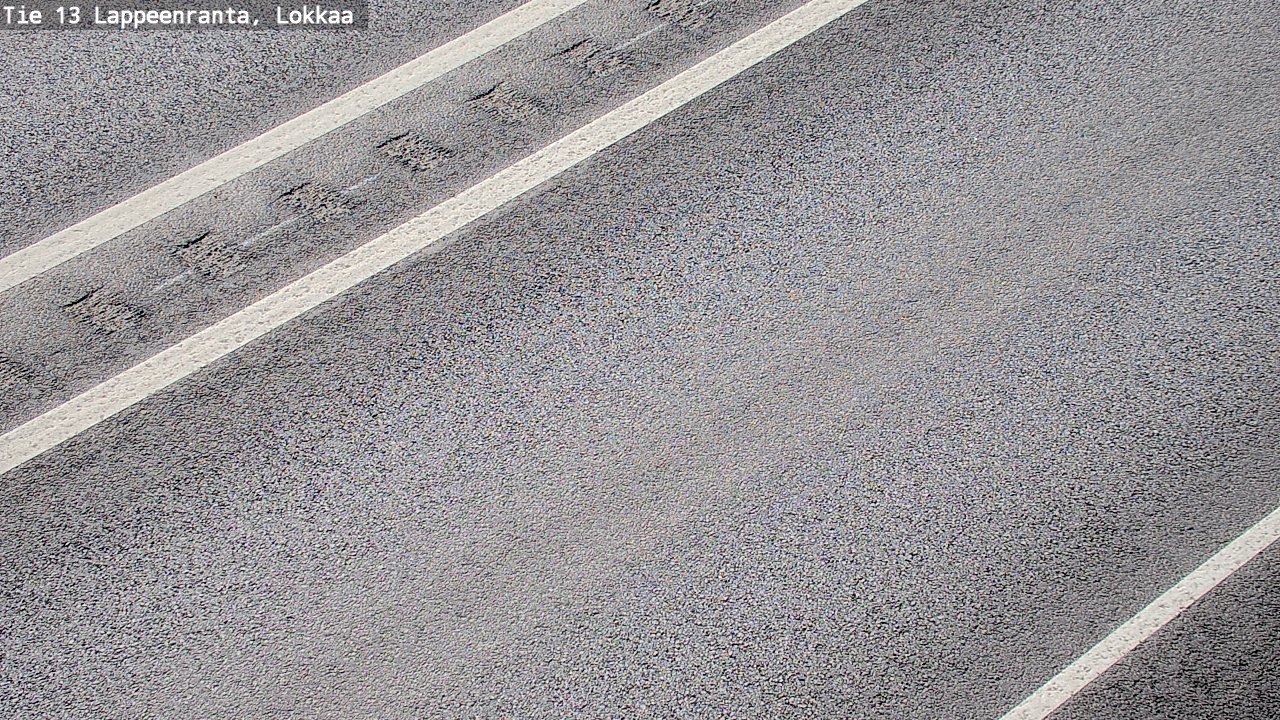 Weather Camera Image Väg 13 Lokkaa rakan, Lappeenranta, Etelä-Karjala