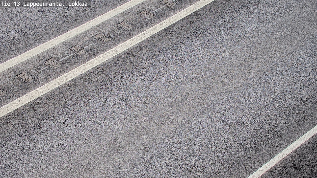 Weather Camera Image Väg 13 Lokkaa rakan, Lappeenranta, Etelä-Karjala