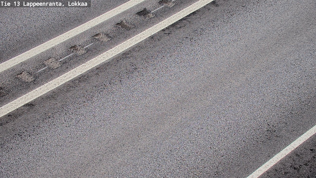 Weather Camera Image Väg 13 Lokkaa rakan, Lappeenranta, Etelä-Karjala