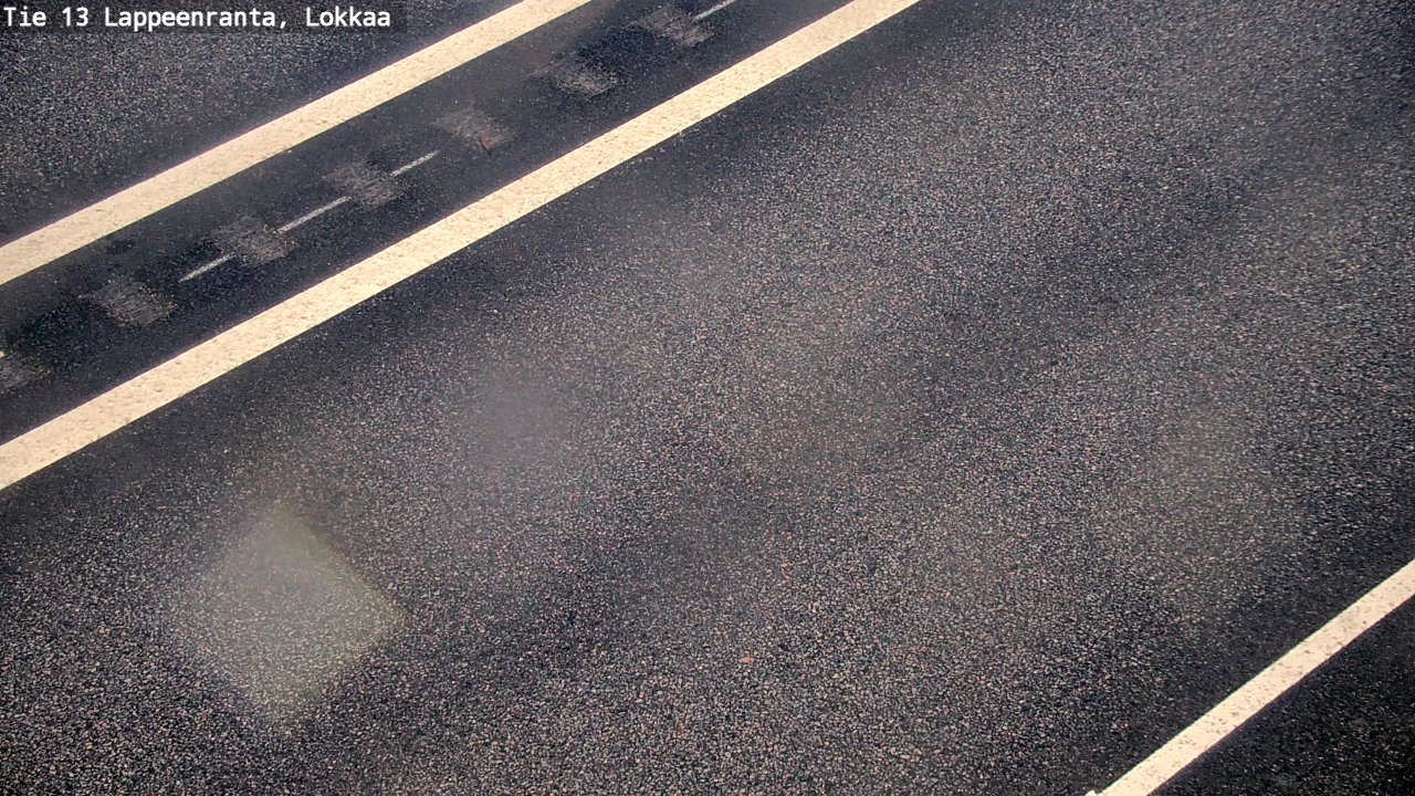 Weather Camera Image Road 13 Lokkaa straight, Lappeenranta, Etelä-Karjala