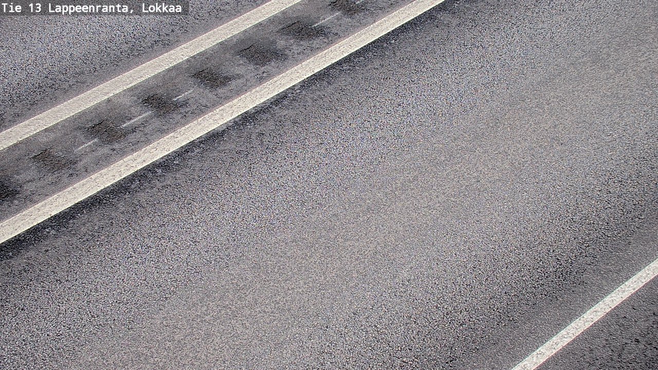 Weather Camera Image Road 13 Lokkaa straight, Lappeenranta, Etelä-Karjala