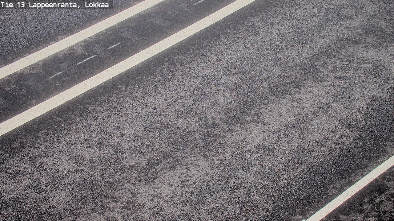 Weather Camera Image Väg 13 Lokkaa rakan, Lappeenranta, Etelä-Karjala