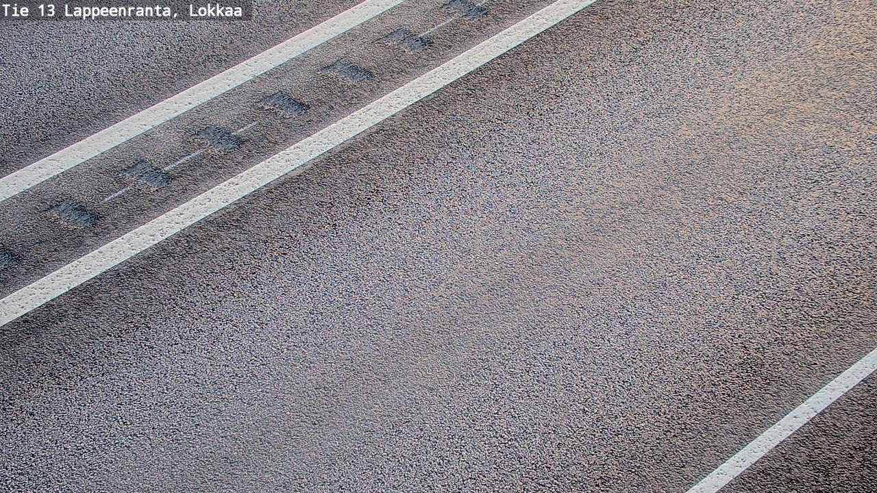 Weather Camera Image Väg 13 Lokkaa rakan, Lappeenranta, Etelä-Karjala